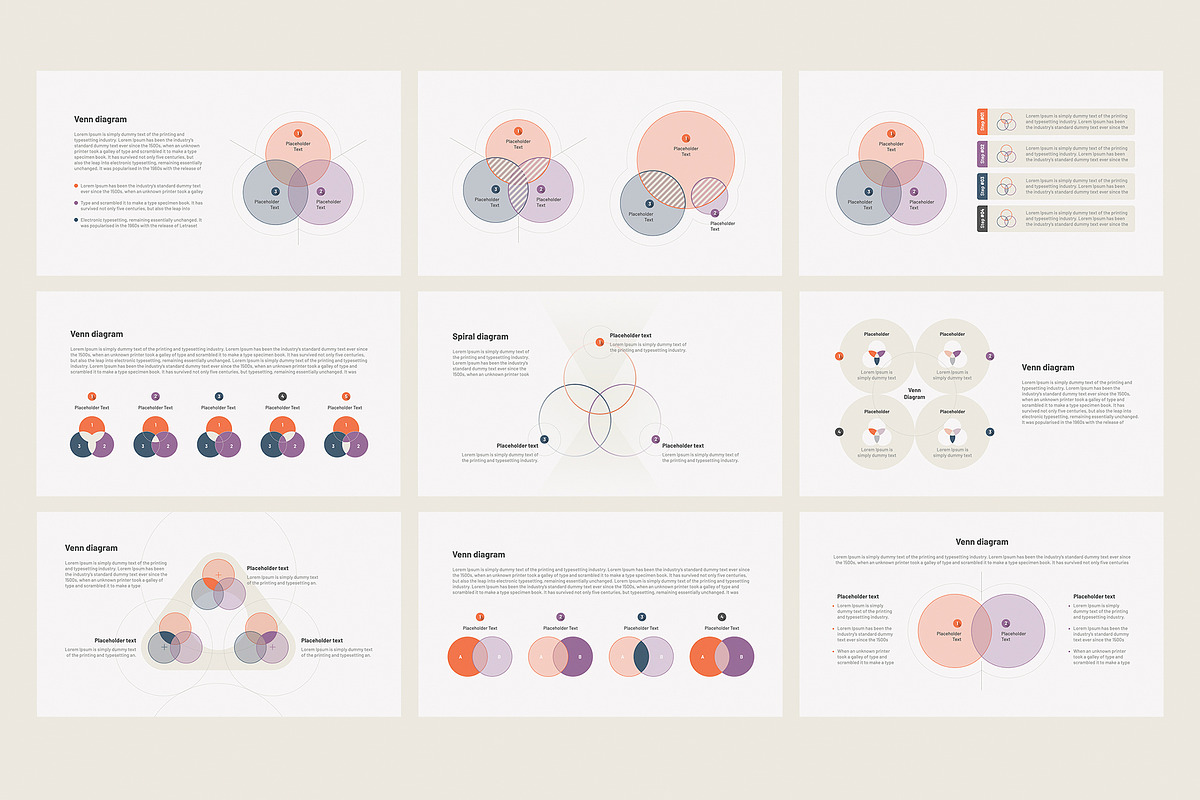 Venn diagram PowerPoint templates, a Presentation Template by HiSlide.io (Photo 2 of 6)