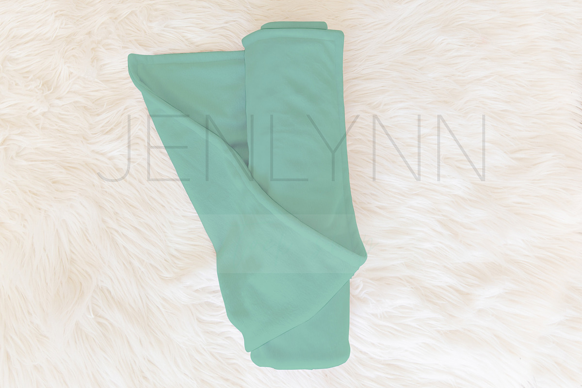 Rolled Minky Blanket Mockup #3, a Product Mockup by JENLYNN Stock Shop (Photo 4 of 6)