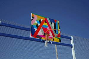 POSTER BASKET BALL MOCKUP