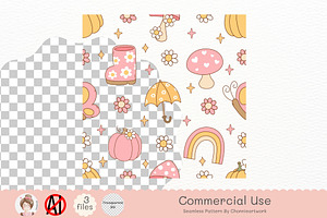 Autumn Seamless Pattern, Background