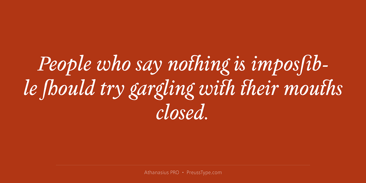 Athanasius PRO, a Serif Font by preussTYPE (Photo 8 of 10)