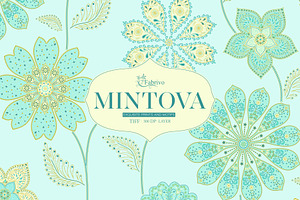 Mintova Luxury Floral Pattern