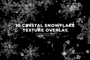 Crystal Snowflake Texture Overlay, a Texture Graphic by Pitchlook.Studio (Thumbnail 1 of 2)