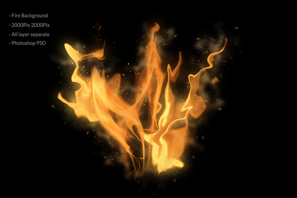 Fire & Smoke Bundle PSD, a Shape Add-On by MRI STUDIO (Photo 18 of 25)