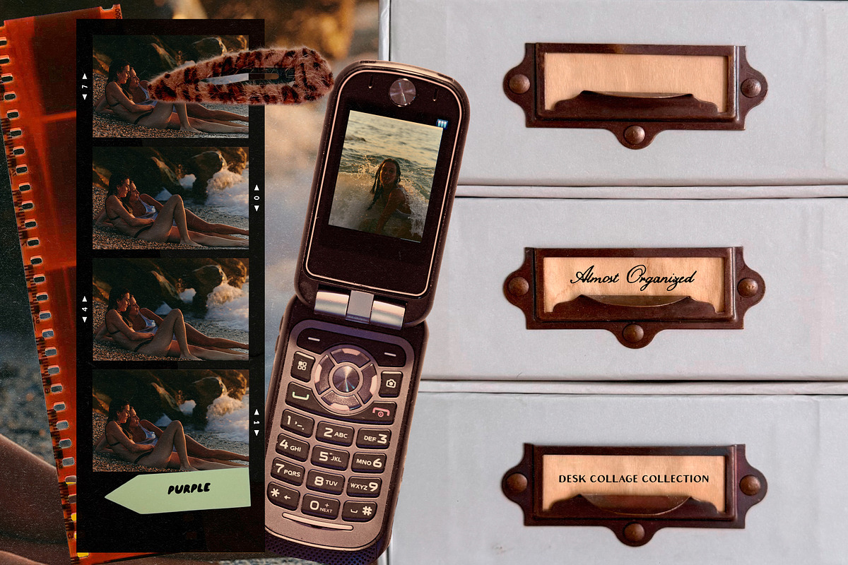 Almost Organized: Desk Collage Pack, an Object Graphic by Purple (Photo 10 of 16)