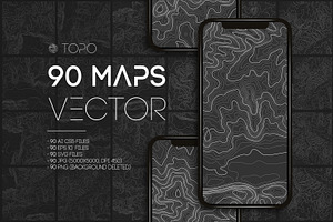 Topographic Maps Vector Bundle