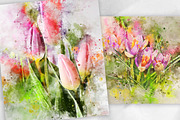 Splatter Watercolor Photoshop Action, an Action Add-On by GorynArt (Thumbnail 19 of 20)