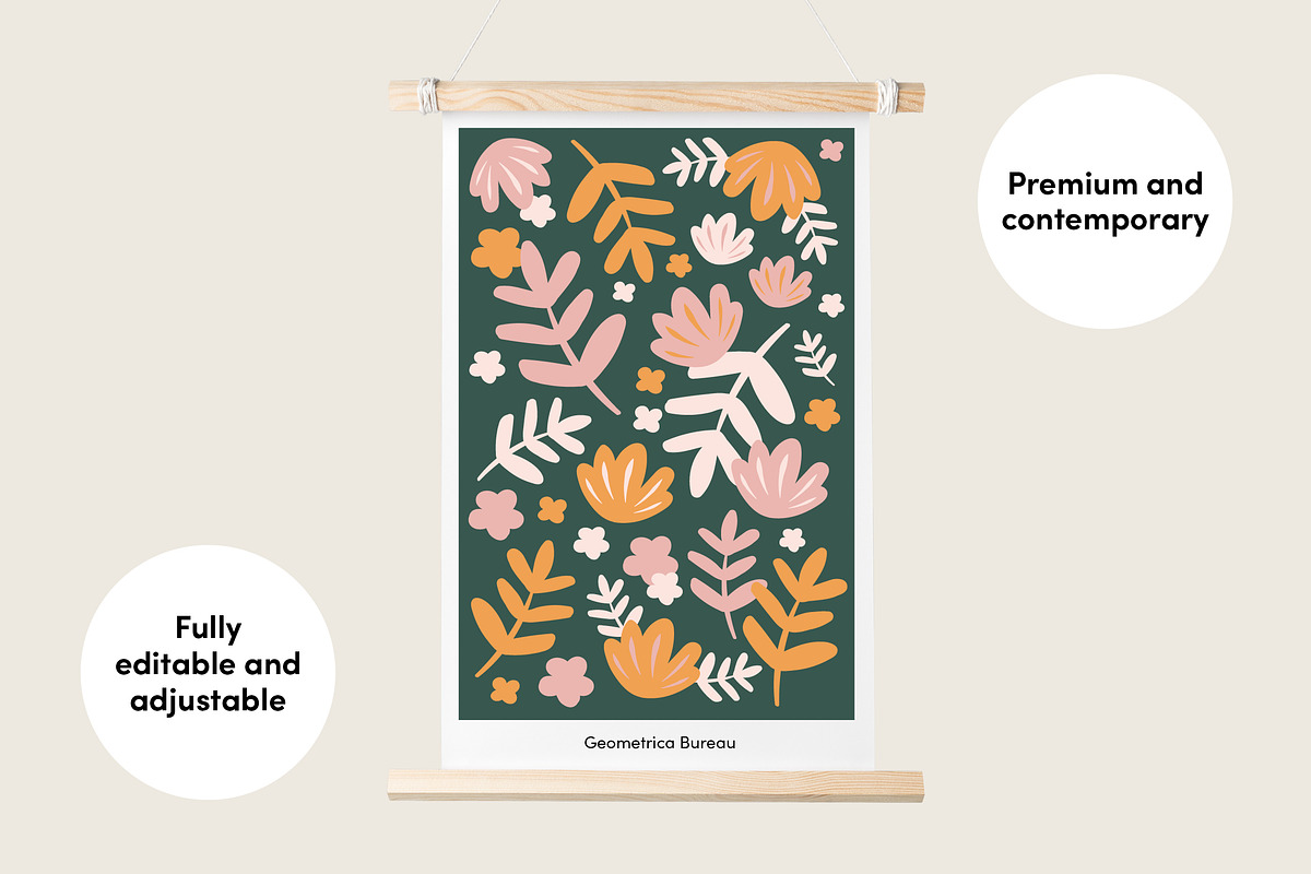 Floral Botanics, a Pattern Graphic by Geometrica Bureau (Photo 7 of 14)