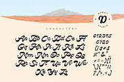 Hinterland | Reverse Contrast Script, a Script Font by Debut Studio (Thumbnail 6 of 13)
