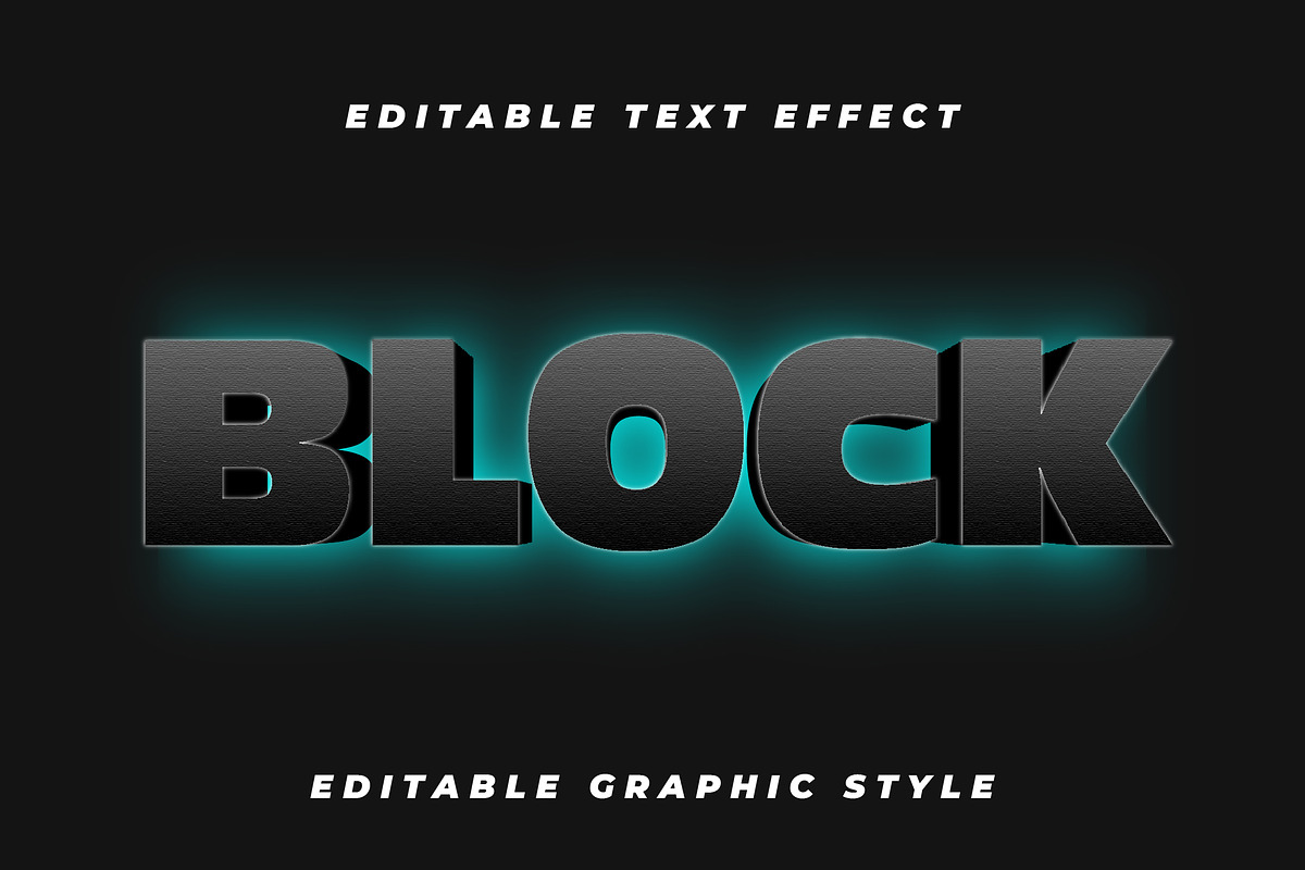 Neon Glow Blacklight Text Effect preview 3