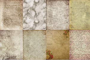 Beige Antique Digital Paper Pack