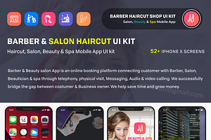 Barber & Salon UI Kit