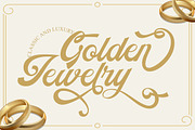 Golden Jewelry - Classic And Luxury, a Script Font by PutraCetol Studio (Thumbnail 1 of 11)