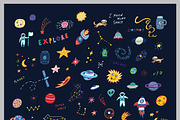 Doodle Space, a Pattern Graphic by GooseFrol (Thumbnail 2 of 6)