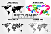 Creative World Map Vector, an Education Illustration by Toko Pak Sabar (Thumbnail 2 of 2)