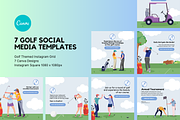 7 Golf Social Media, a Social Media Template by Sincerely Media (Thumbnail 1 of 7)