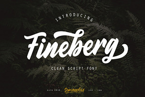 Fineberg | Script Font
