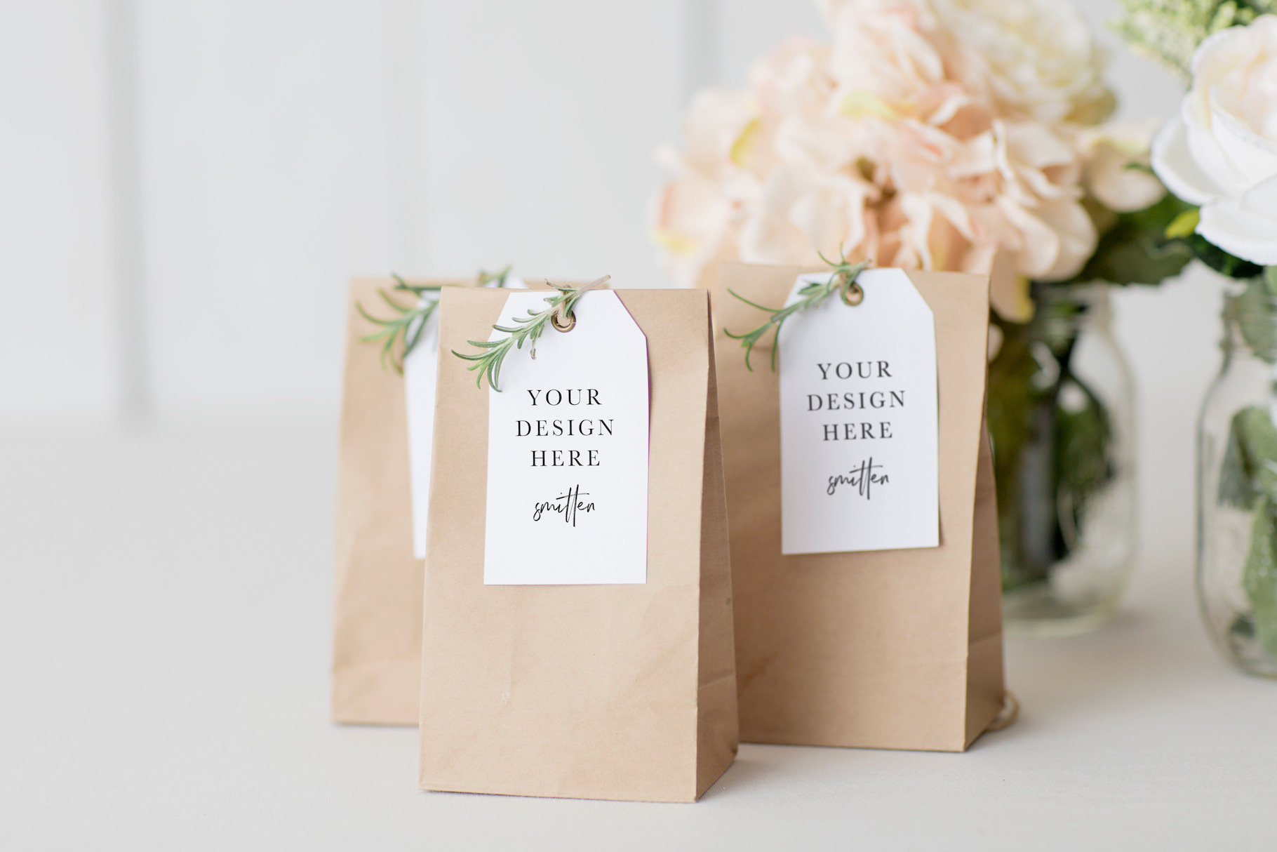 Wedding Favor Tag Mockup, a Mockup by Smitten Photo & Design