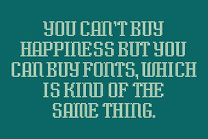 Cross Stitch Classic Font