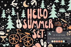 Hello Summer Collection, an Object Graphic by Zim Varezhkin
