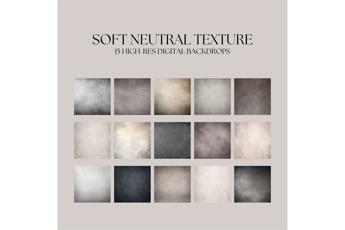 Soft Neutral Texture Backdrops, a Background Graphic by Business Chic (Photo 2 of 3)