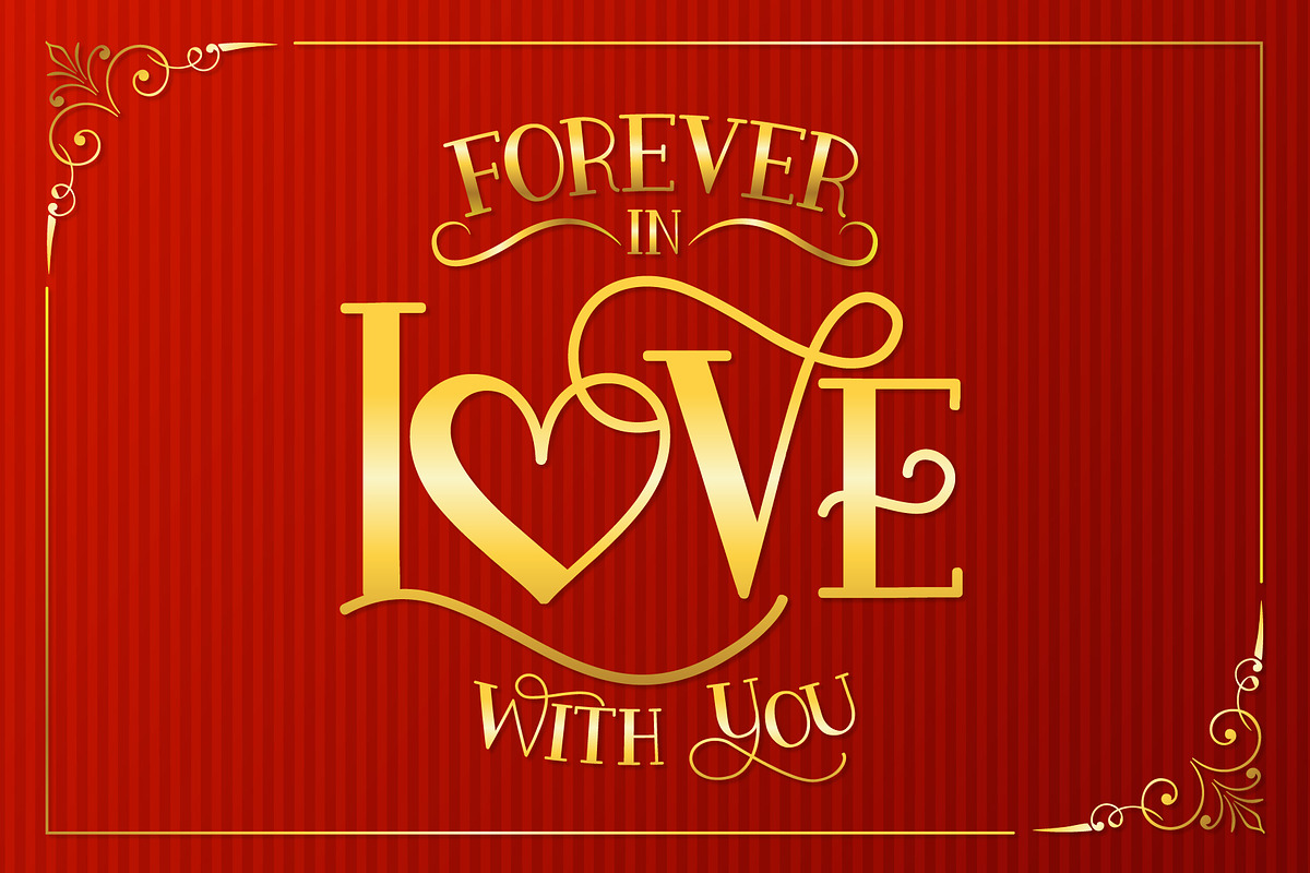 Valentine Font, a Serif Font by Fox7 By Rattana (Photo 4 of 5)