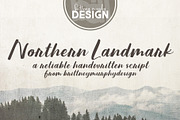 Northern Landmark, a Script Font by Brittney Murphy Design (Thumbnail 1 of 4)