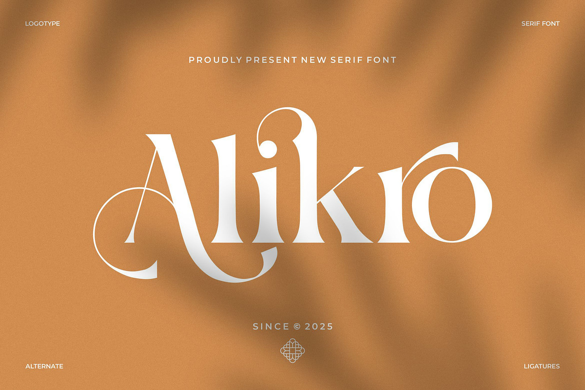 Alikro || Modern Minimalist Serif, a Serif Font by Ermedia Studio (Photo 1 of 10)