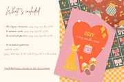 Cute cozy autumn graphics & patterns, a Seasonal Illustration by CapriceMeDesigns (Thumbnail 2 of 24)