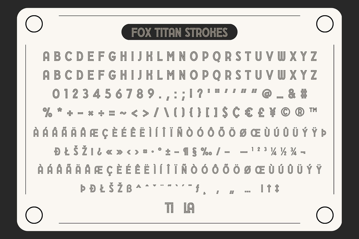 Fox Titan: 4 Font Style, a Handwritten Font by Fox7 By Rattana (Photo 10 of 12)