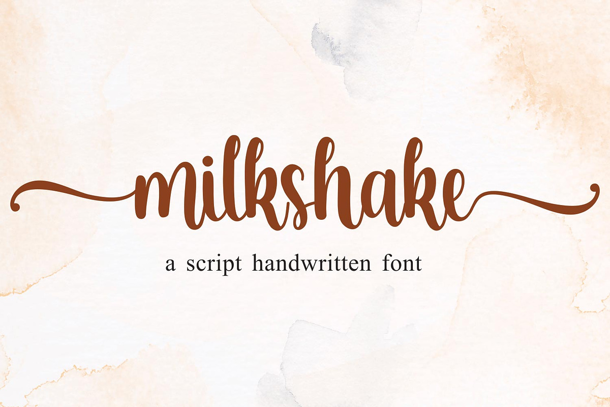 Milkshake, a Script Font by Mozatype (Photo 1 of 11)