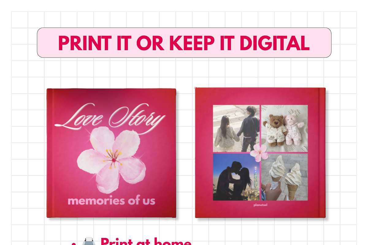 Couple Photo Book Canva Template, a Magazine Template by PLANETSEL (Photo 7 of 10)