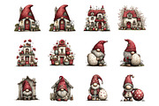 Easter gnome gingerbread house Png, an Illustration by SinaCreation (Thumbnail 2 of 11)