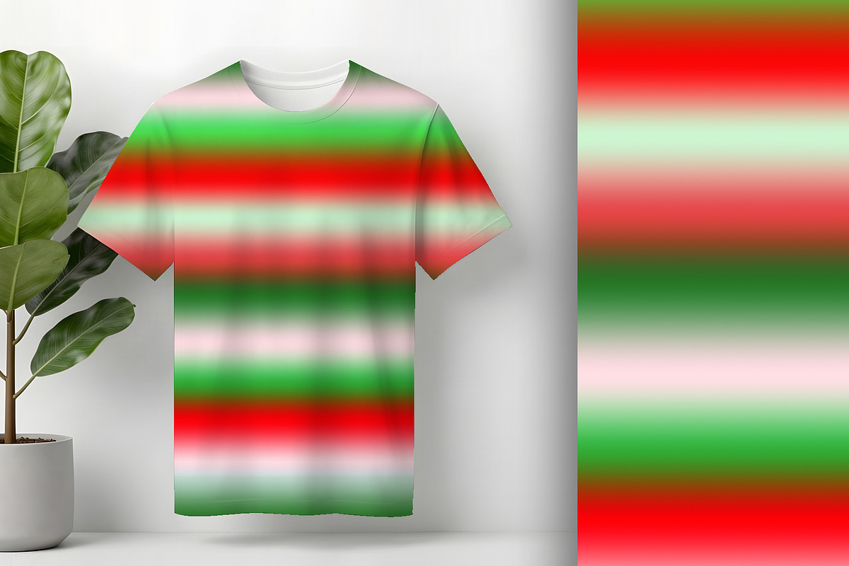 Christmas Candy Cane Gradient, a Background Graphic by Sharon Schwalbe (Photo 2 of 6)