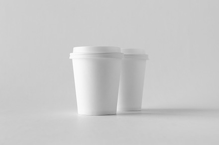 8 oz white coffee paper cup mockup stock photo containing advertising and, a Food & Drink Photo by Shablon