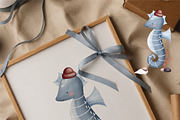 Sea Adventures. Baby collection, an Animal Illustration by Linerisyart (Thumbnail 13 of 14)