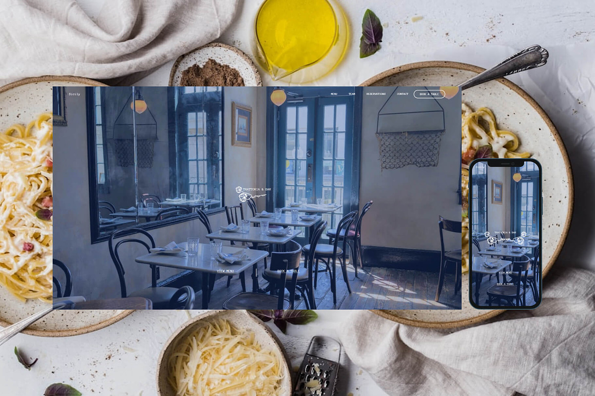 Sicily Restaurant - Squarespace 7.1 Template preview 6