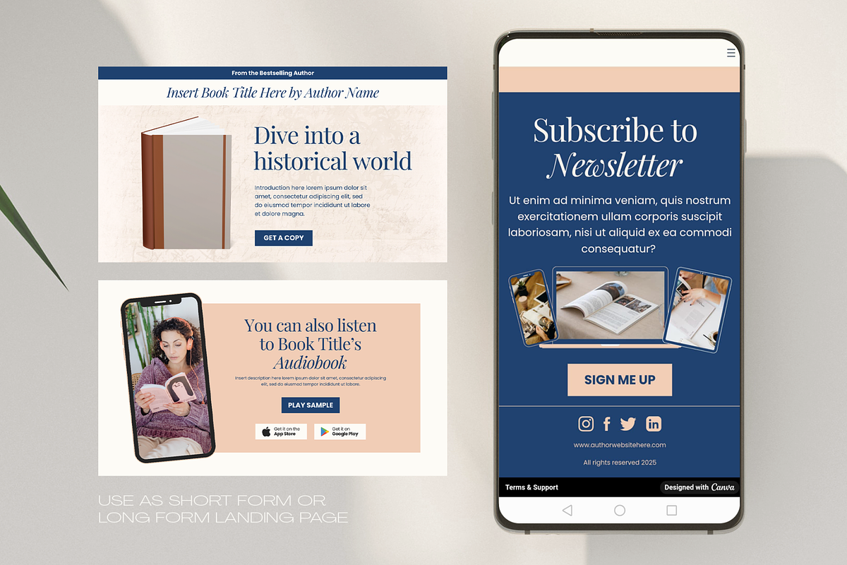 Author Sales Page, a Landing Page Template by Creatif Foundry (Photo 5 of 7)