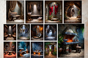 Medieval Fantasy Backgrounds, a Background Graphic by ThatsDesignArt (Thumbnail 5 of 11)