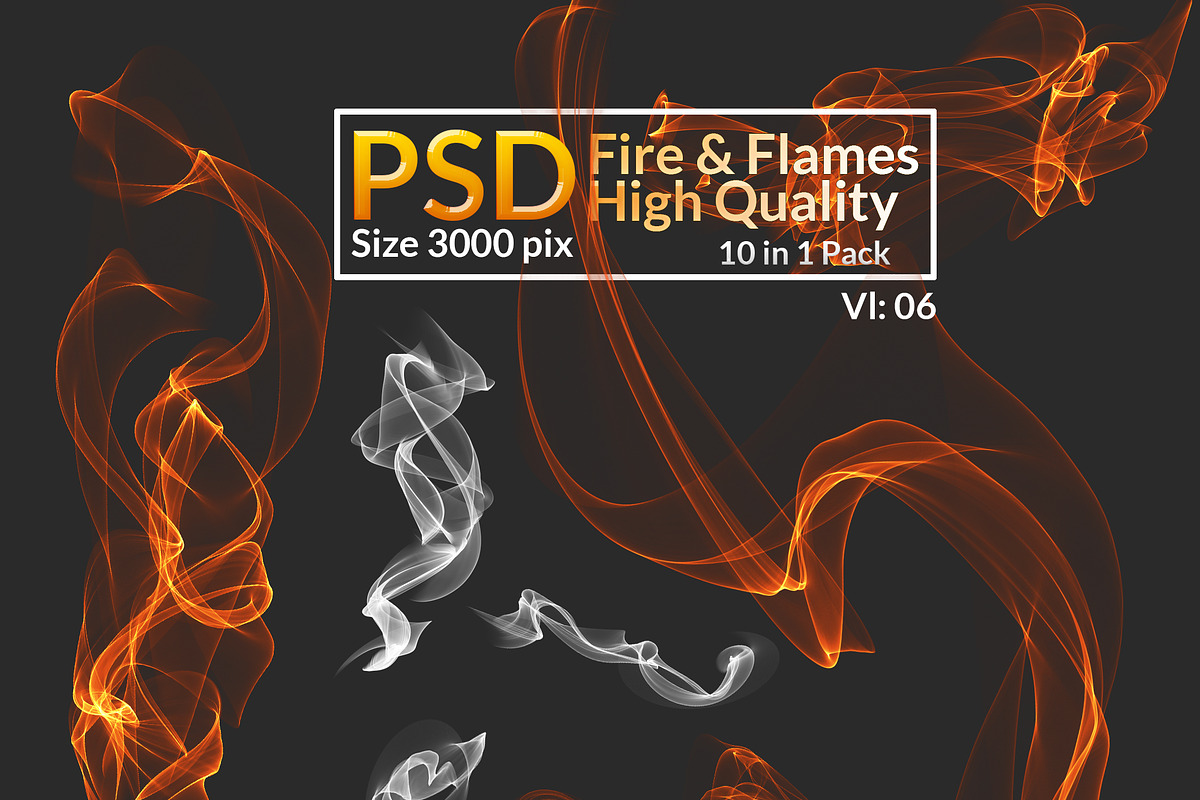 Fire & Smoke PNG Stock Bundle preview 8