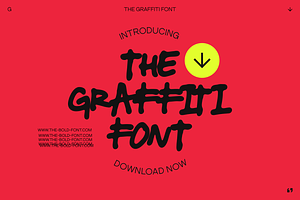 THE GRAFFITI FONT