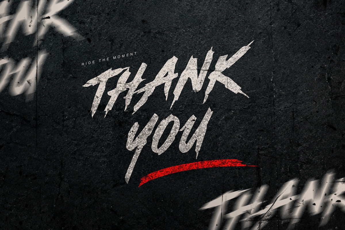 AMAZING RANGER – Brush Display Font, a Blackletter Font by Brainwave (Photo 8 of 8)