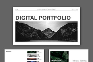 Digital Photography Portfolio Layout