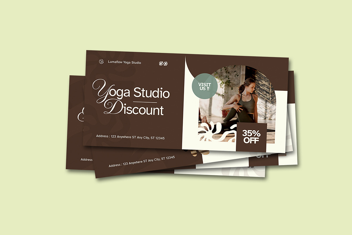Lumaflow - Gift Voucher, a Card Template by Fannan Studio (Photo 1 of 3)