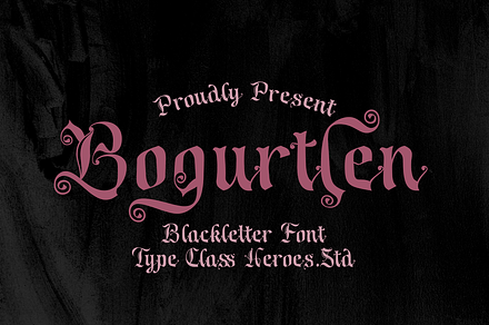 Bogurtlen Blackletter