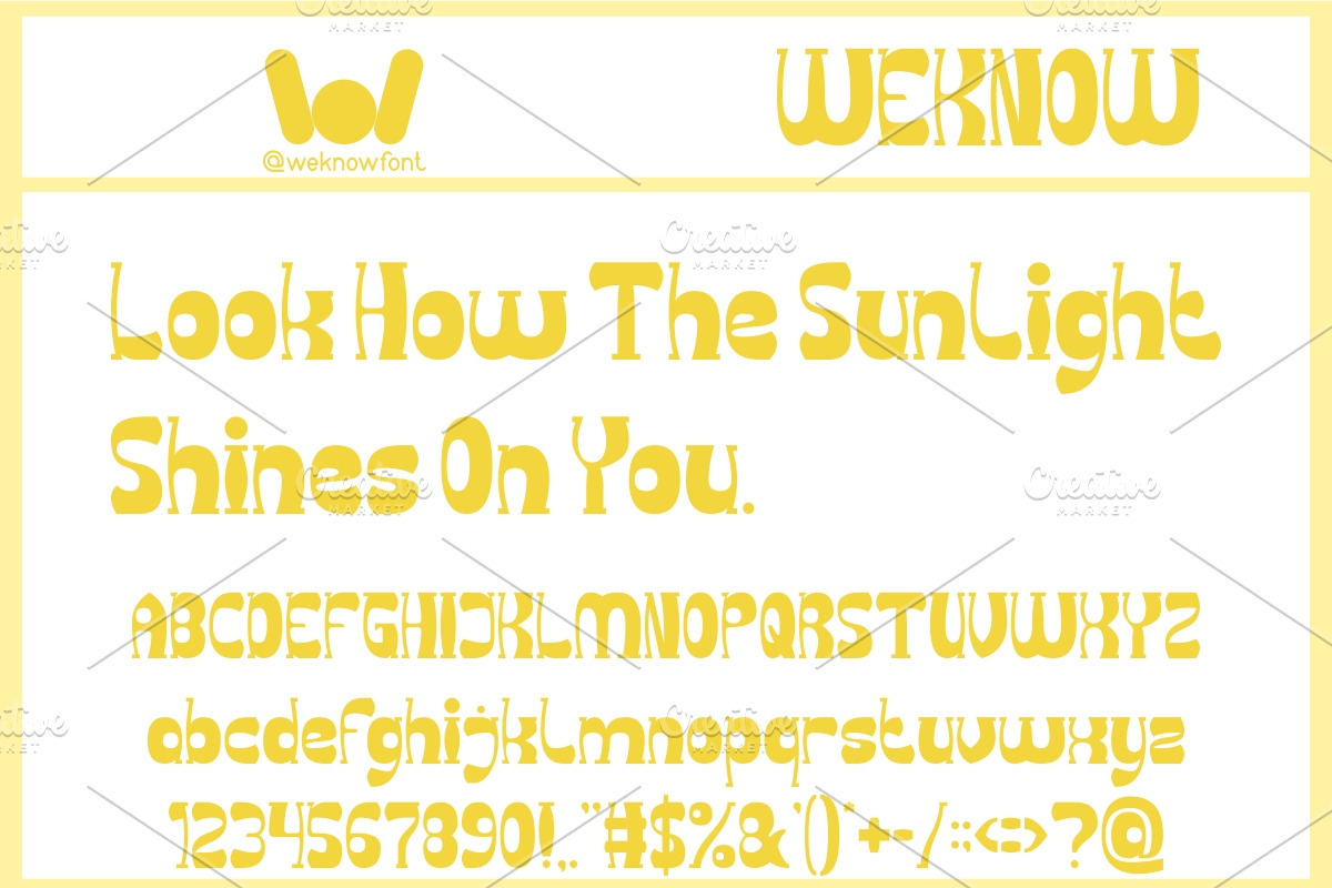 Groovy Funky Font, a Font by weknow (Photo 4 of 8)