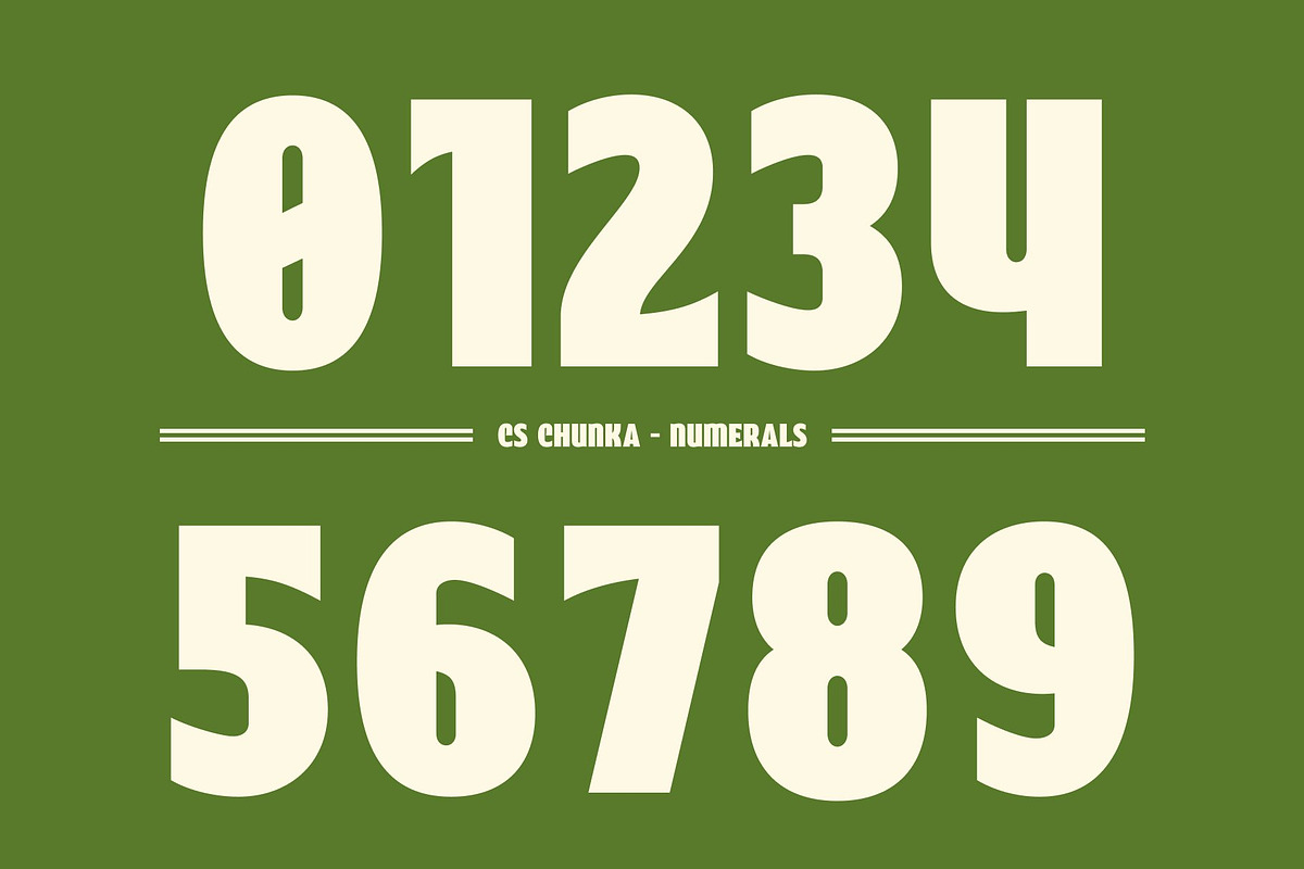 CS Chunka – Bold Sans Serif, a Sans Serif Font by Craft Supply Co. (Photo 3 of 8)