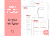 Printable Gratitude Journal BUNDLE, a Templates & Theme by Templatables (Thumbnail 8 of 10)