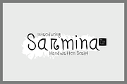 Sarmina Handwritten Font, a Script Font by designvillage (Thumbnail 2 of 4)