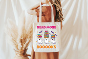 Read More Books Funny Halloween PNG, an Illustration by DreamCafeArt (Thumbnail 4 of 7)